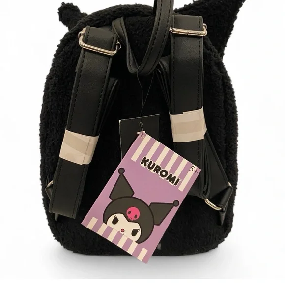 Sanrio Loungefly Kuromi Cream and Pink Mini Backpack - Picture 2 of 3